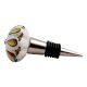 Sunflower Melon Ceramic Wine Stopper (Pack Of One Piece)
